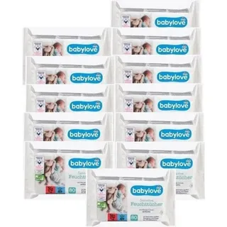 Babylove Feuchttücher sensitive 12x80 Stück