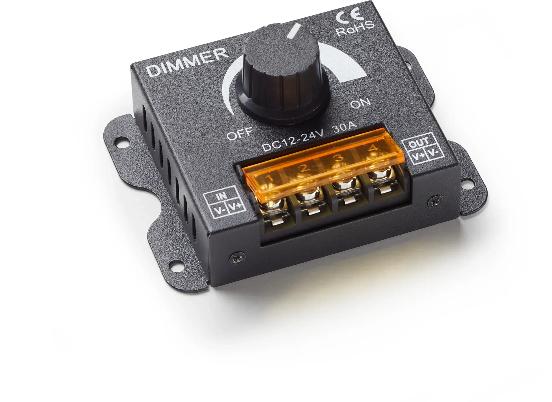 LED Dimmer (manuell-1 Kanal-stufenlos)       mit Drehknopf