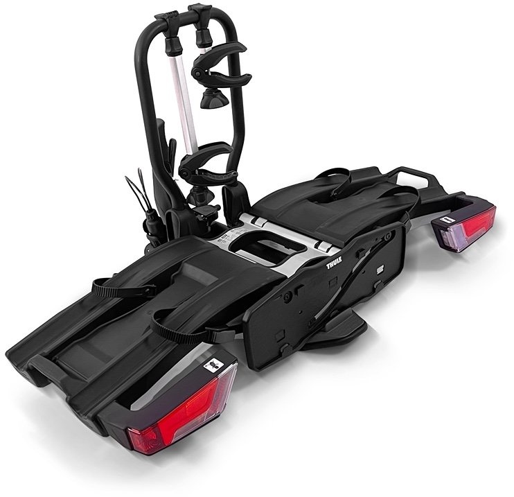Thule EasyFold XT Fahrradträger für Anhängerkupplung 2 Fahrräder Silber