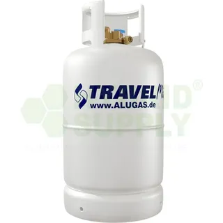 ALUGAS Travel Mate Gastankflasche, 27,2 Liter 80% Multiventil