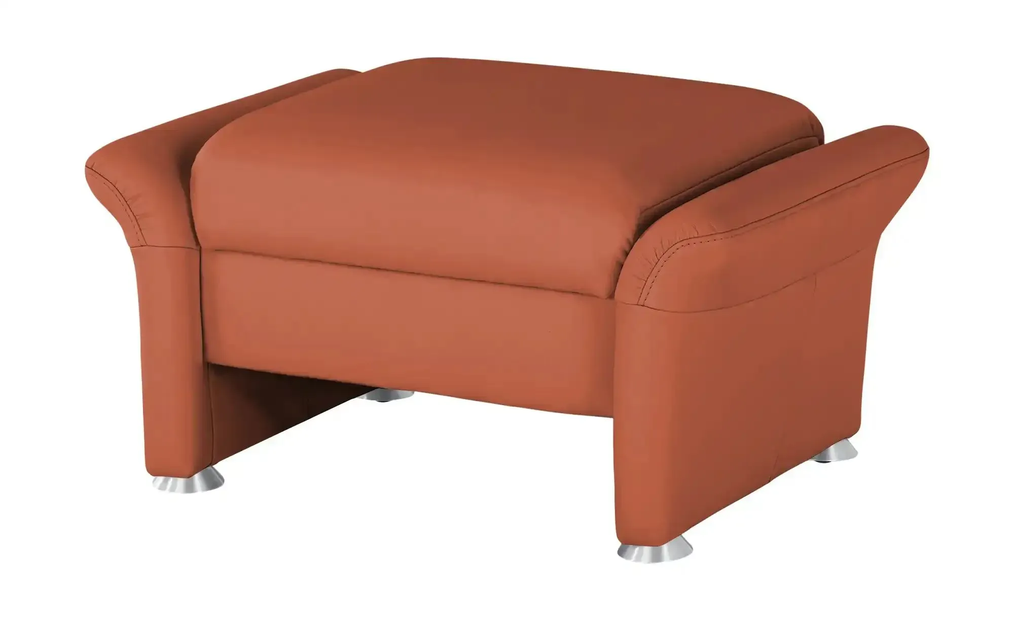 himolla Lederhocker  6001 , orange , Maße (cm): B: 79 H: 43 T: 57.0