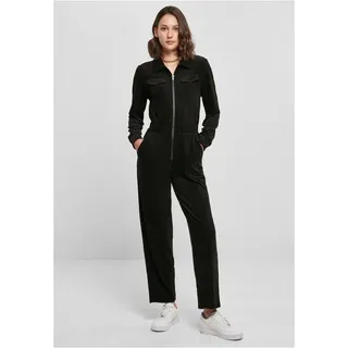URBAN CLASSICS Ladies Velvet Rib Boiler Suit - Schwarz, L