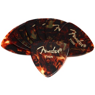 Fender 098-0346-700 346 Shape Picks, 12 Count, Shell, Thin