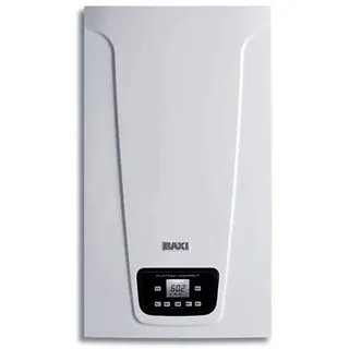 Baxi Wasserdichter Sofortkessel, Wärmeleistung 20-26 kW, Platinum Compact Serie 26/26 F Eco Edition, für ACS und Heizung, 30 x 40 x 70 cm (7725724), Weiß, Standard
