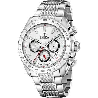 Festina Timeless Chrono silber - edelstahl Herrenuhren