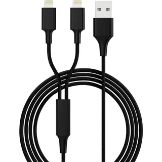 Smrter USB-Ladekabel USB 2.0 USB-A Stecker, Apple Lightning Stecker 1.20 m Schwarz