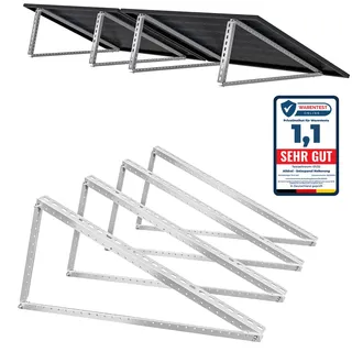 Solarmodul Halterung für  Garten/Flachdach/Fassade made in China,für 2 Solarmodule,0% MwSt.