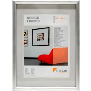 The Wall Kunststoff Bilderrahmen Design Frames silber, 70 x 100 cm