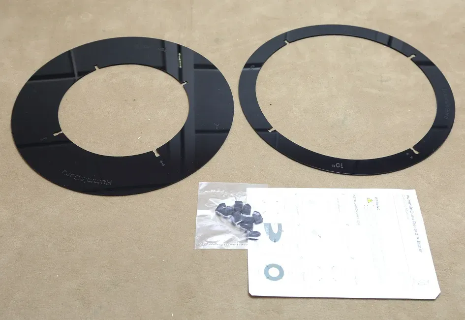 HumminGuru 7'' Single +10 Zoll Adapter für Plattenwaschmaschine HG-01