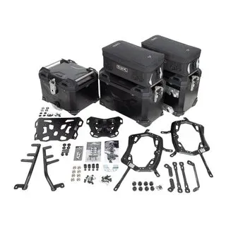 SW-Motech TRAX ADV Koffer Komplettset schwarz inkl. Träger, Schlösser, Taschen schwarz