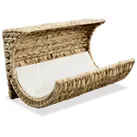 Katzenbett mit Kissen Wasserhyazinthe 37 x 20 x 20 cm