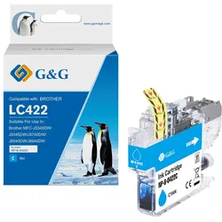G&G Druckerpatrone ersetzt Brother LC422C