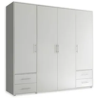 Valencia 206 x 195 x 60 cm weiß/weiß/weiß