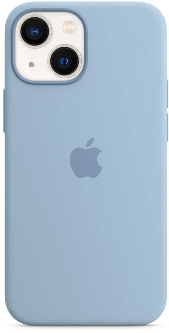 Apple Silikon Case mit MagSafe (iPhone 13 mini) Dunstblau