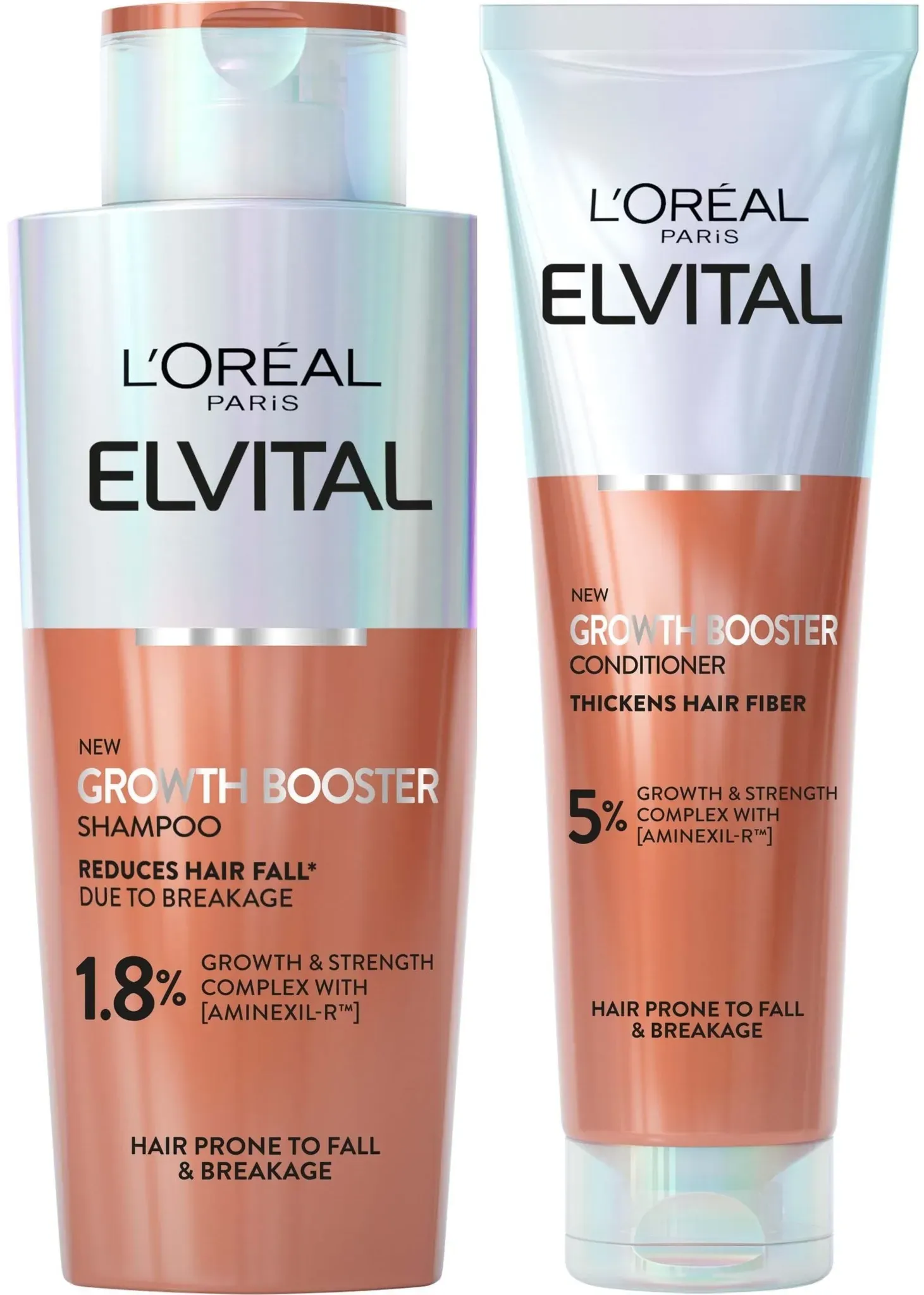 L"Oréal Paris Elvital Growth Booster Bundle Shampoo 200 ml & Conditioner 150 ml'
