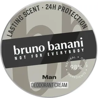 bruno banani Deo Creme Man, 24-Stunden-Creme-Deodorant für Männer, 40ml