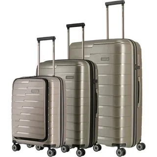 Travelite Air Base Koffer-Set 3-tlg. champagner/beige