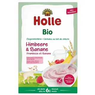 Holle Milchbrei Himbeere und Banane aus Ziegenmilch bio