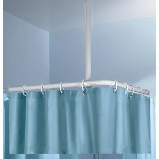 KLEINE WOLKE Deckenhalter für Duschstangen chrom