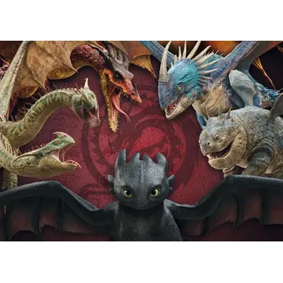 Schmidt Spiele 58581 - Drachenzähmen leicht gemacht, Dragons Are Real, Motiv 1, Puzzle, 1000 Teile