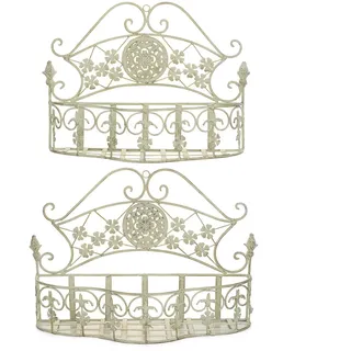 moritz Pflanzkörbe 2er Set 60 x 30 cm Weiß