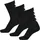 3er Pack Schwarz 41-45