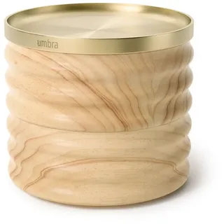 Umbra Schmuckkasten tesora wood storage box jewelry box white brass