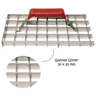 varivendo Gitterrabot Schleifraspel, Schleifhobel, Putzhobel glatt Gitterweite, 30x30 mm)