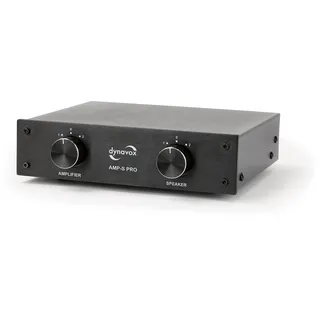 Dynavox AMP-S Pro Verstärker/Boxen-Umschalter Schwarz
