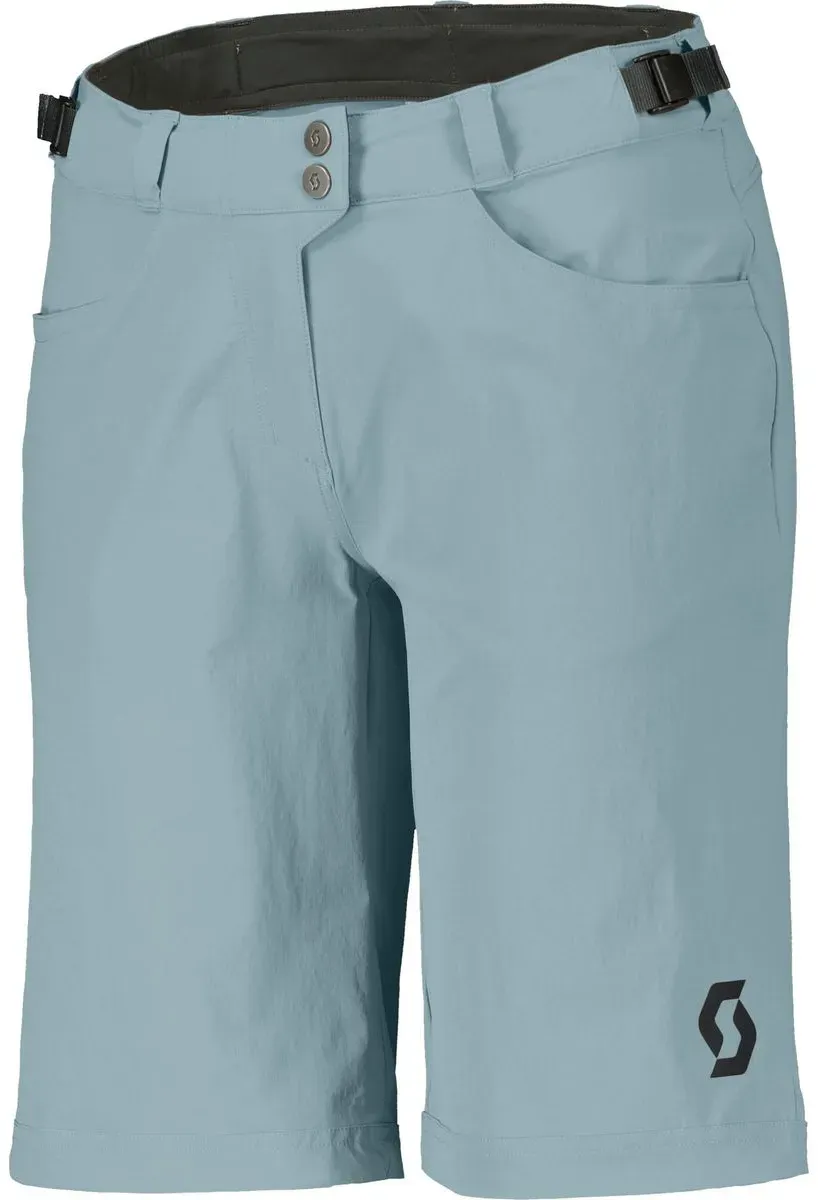 Scott Shorts W's Trail Flow With Pad morning blue (7996) S
