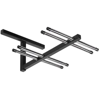 AZZAP Skihalter für 4 Paare Ski Skiträger Skistöcke Nordic Walking Stöcke Wandhalter N4