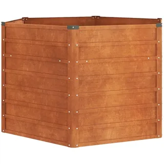 129 x 129 x 77 cm Cortenstahl