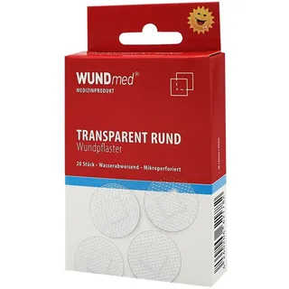 Wundmed Wundpflaster 2,5 cm rund transparent