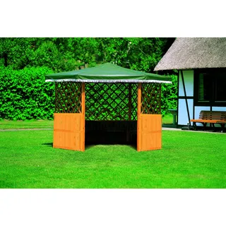 Promadino Marburg Gartenpavillon 3,09 x 3,09 m braun 