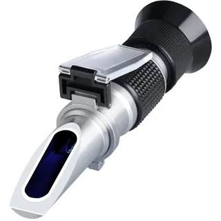 Brix Refraktometer 0~90%, Handrefraktometer für Zucker, Brix Messgerät, hohe Genauigkeit mit ATC für Obst, Getränke und Säfte, Honig, Ahornsirup, Melasse und andere zuckerhaltige Getränke