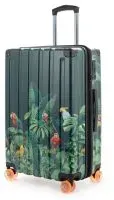 Q-Damm - Mittelgroßer Koffer Trolley Papagei, 68 cm, 89 Liter