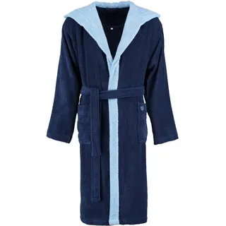 Bugatti Bademäntel Herren Kapuze Stefano marine blau - 493 XXL Weiss