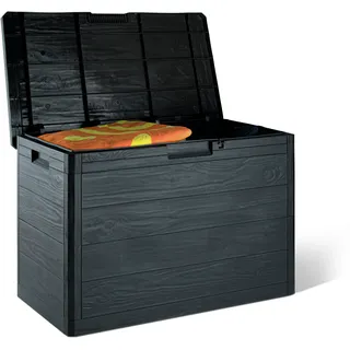 Toomax Aufbewahrungsbox Woodys anthrazit Kunststoff 77,5 x 52,7 x 44,5 cm