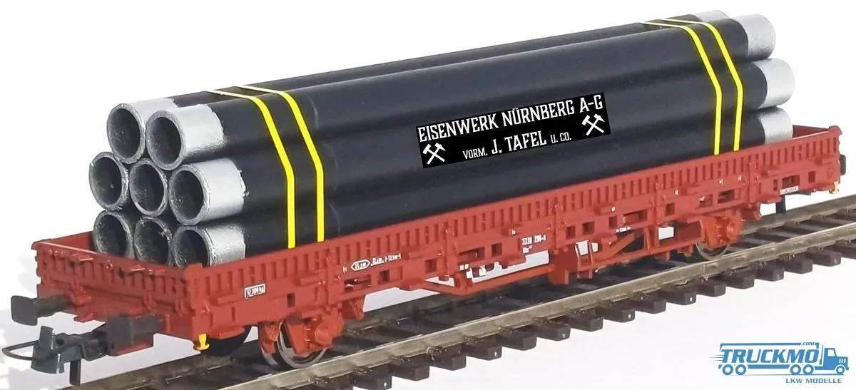 Loewe Tafelwerk Nürnberg Ladegut Eisenröhren 130mm 2456