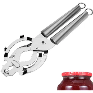 Westmark Deckelöffner für Schraubdeckel bis 10 cm Durchmesser, Länge: 26,3 cm, Rostfreier Edelstahl, Glory, Silber, 18382270