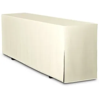 TexDeko Biertischhusse (Mini 110cm) Premium für Bierzeltgarnitur Blickdicht waschbar nur Tisch 110 x 50cm Creme