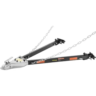 VEVOR Anhängerkupplung, 2495 kg pulverbeschichtete, Universal-Anhängerkupplung aus legiertem Stahl, Kupplung passend für 2-Zoll-Kugelkupplung, 39,4-Zoll-Öffnungsbreite, für Wohnmobil-PKW-Anhänger-LKW