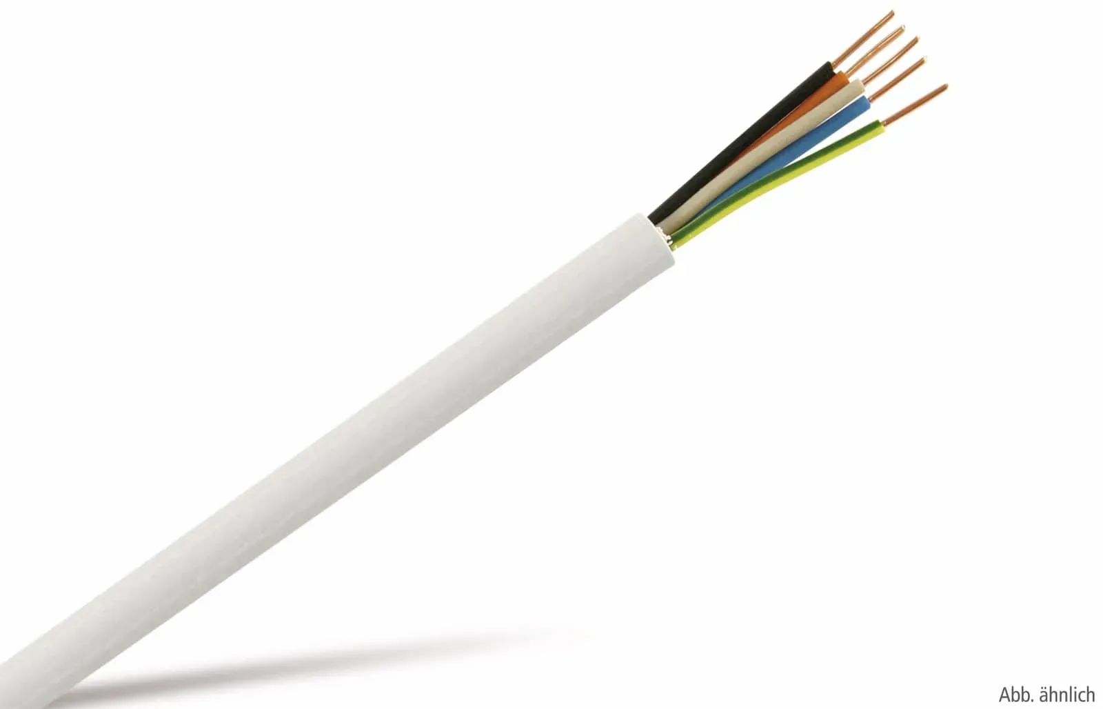 Feuchtraumkabel NYM-J 5x1,5mm2, 50 m, grau