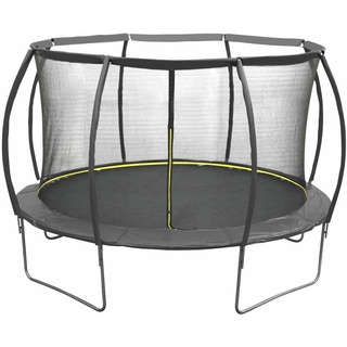 Kynast Garten Trampolin 366 cm inkl. Sicherheitsnetz schwarz