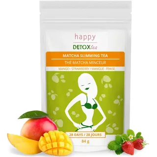 Happy Detox Tea - Matcha Schlankheits-tee - Matcha Slim tee - Detox Tee - 4 Wochen - 84G