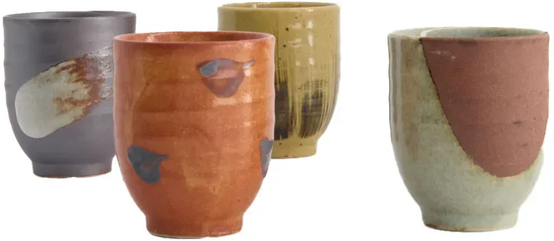 Tokyo Design Original japanische Porzellan Teebecher KYOTO im 4er Set