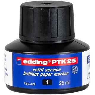 edding PTK 25 Nachfülltinte schwarz 25 ml