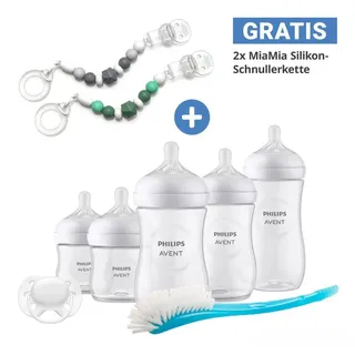 Philips Avent, Babyflasche, Neugeborenen-Starter-Set in weiss,grau