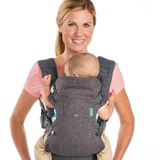 Infantino Flip 4-in-1-Babytrage, 4 Tragepositionen