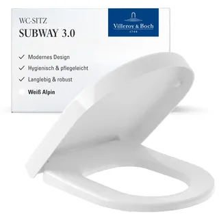 Villeroy & Boch WC-Sitz Subway Alpinweiß